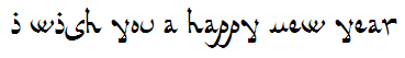 Arabic simulation font