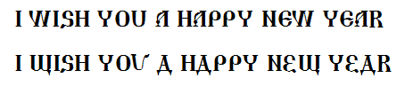 Cyrillic OCS font